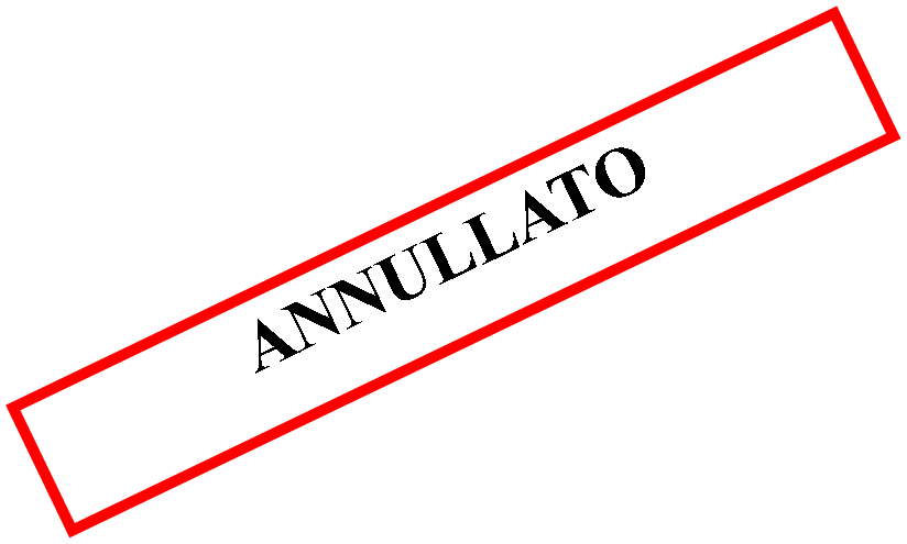 Casella di testo: ANNULLATO